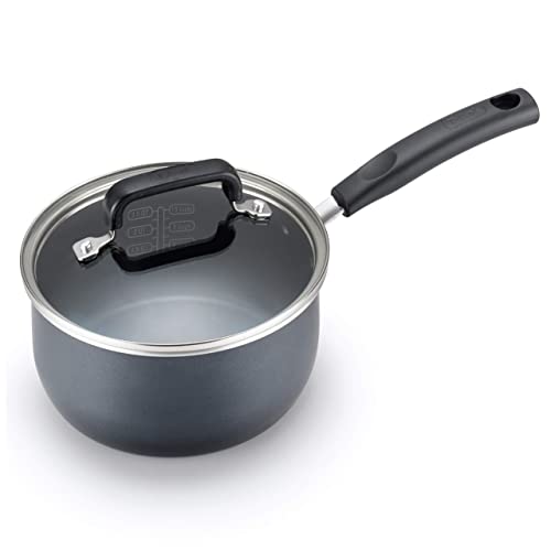 T-fal Signature Nonstick Sauce Pan 3 Quart Oven Safe 350F Cookware, Pots and Pans, Dishwasher Safe Black