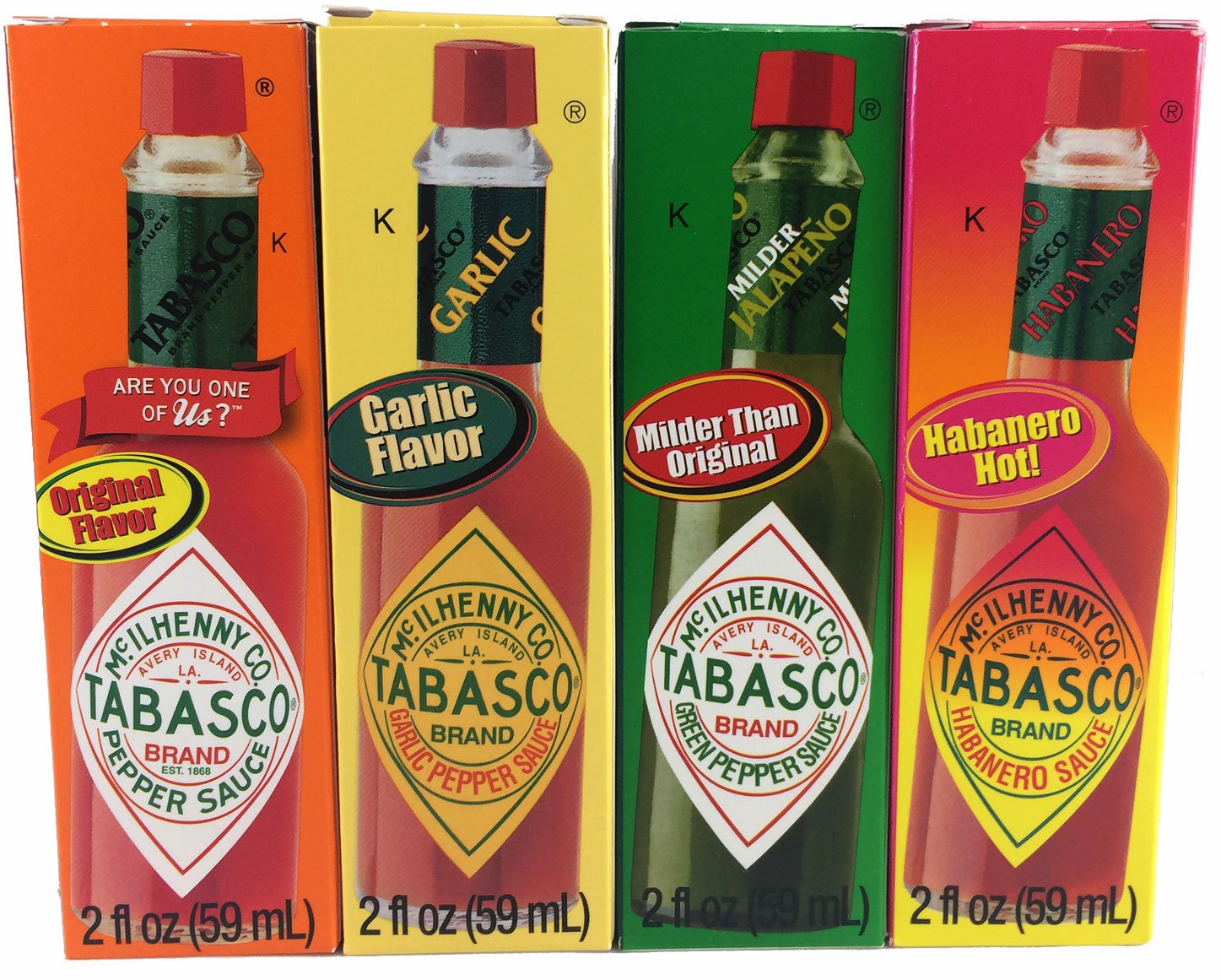 Tabasco Sauce Variety 4 Pack