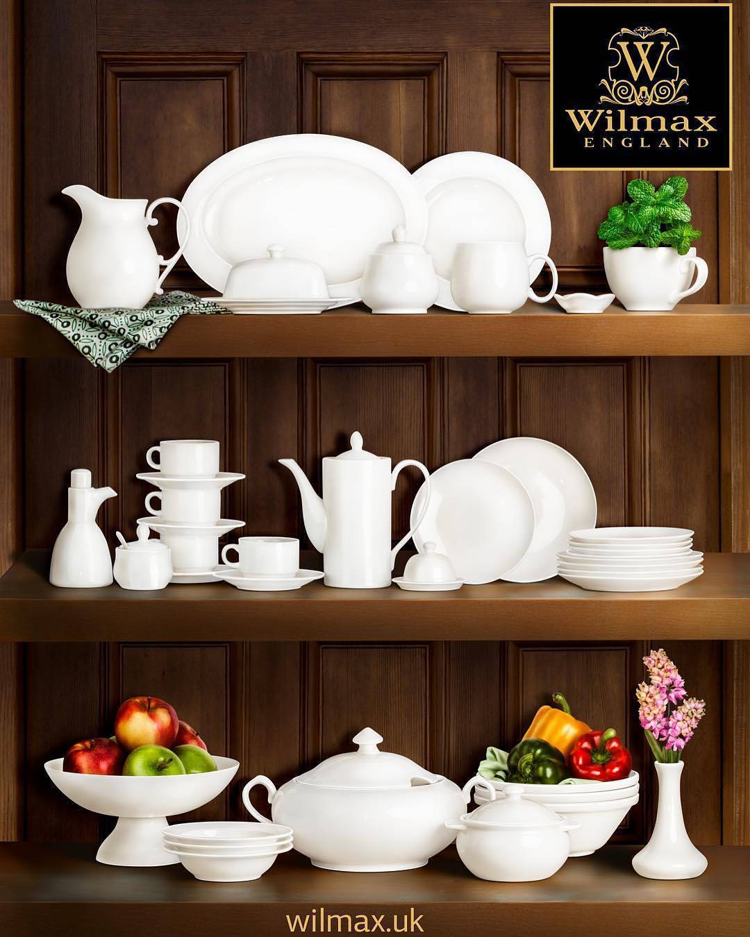Set of 6 Fine Porcelain Tea Cups 7 Oz. 