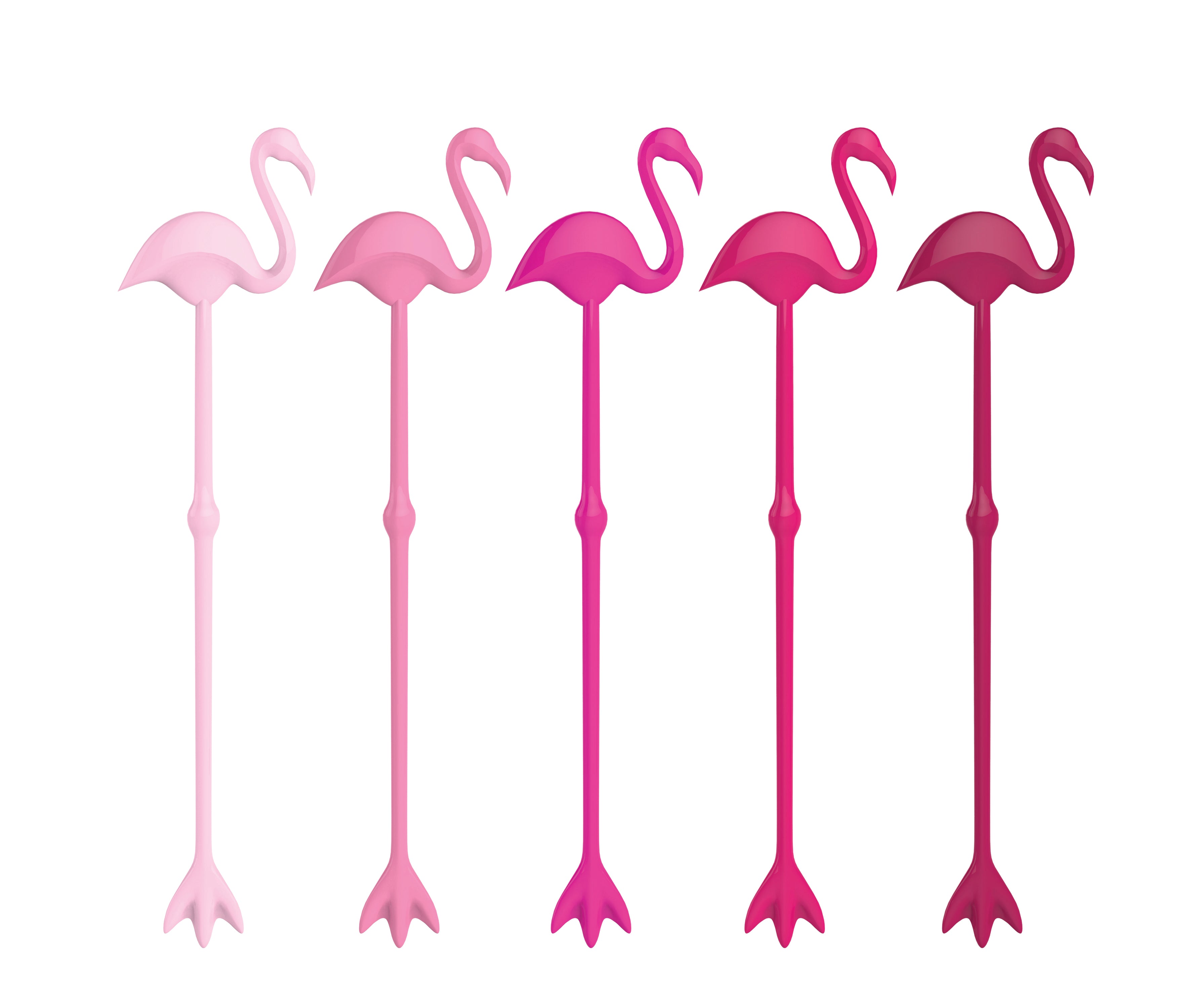 Flamingo Stir Sticks (Set of 5) 