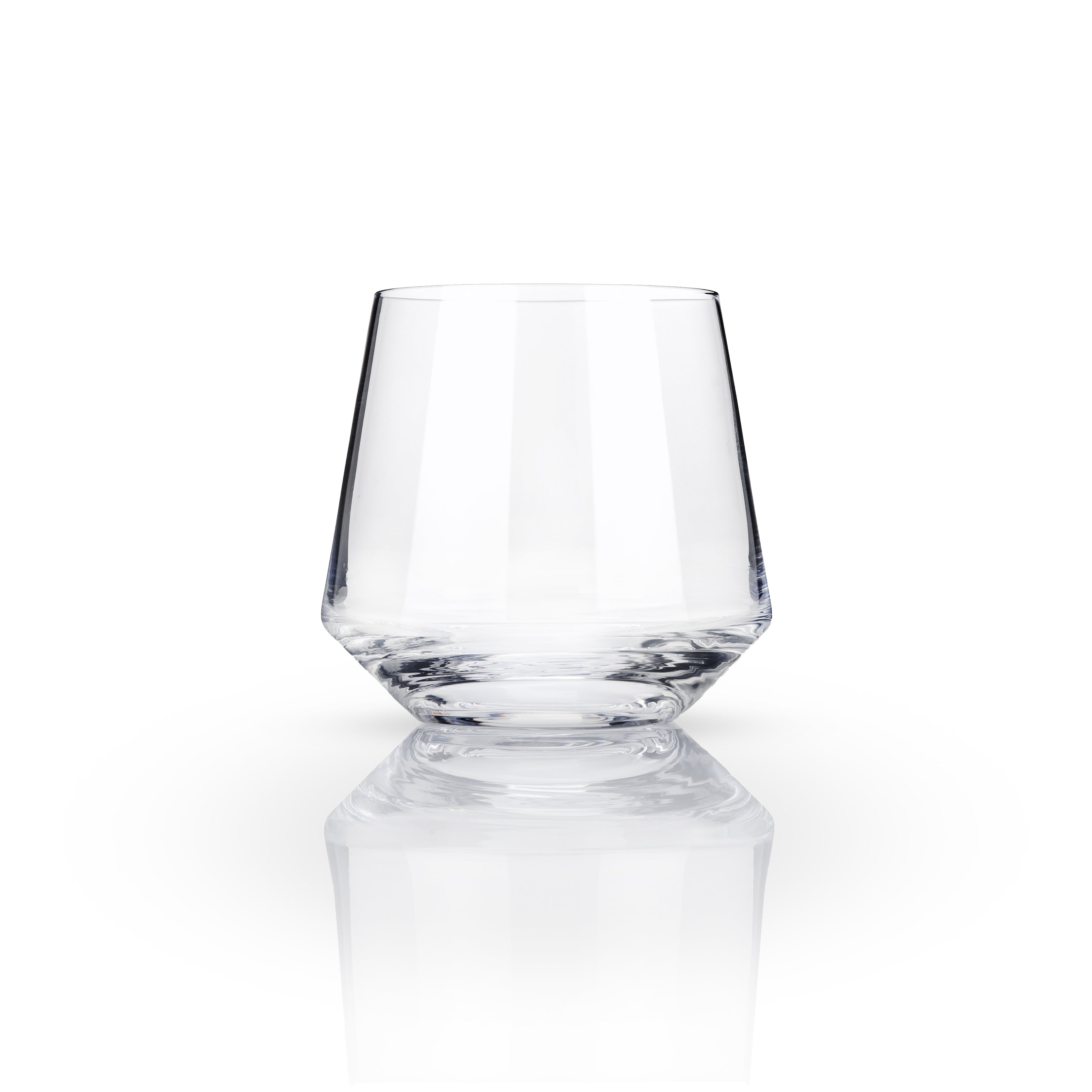 Angled Crystal Cocktail Tumblers 