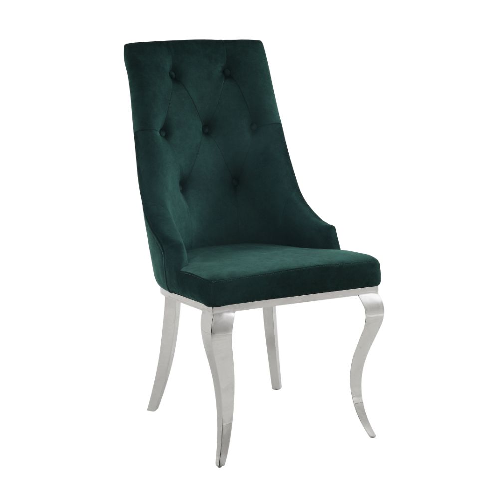 Dekel Side Chair (2Pc), Green