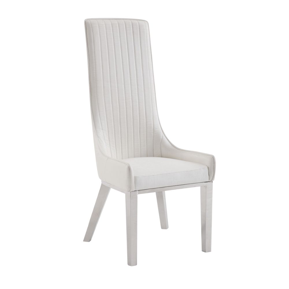 Gianna Dining Chair (2Pc), Ivory