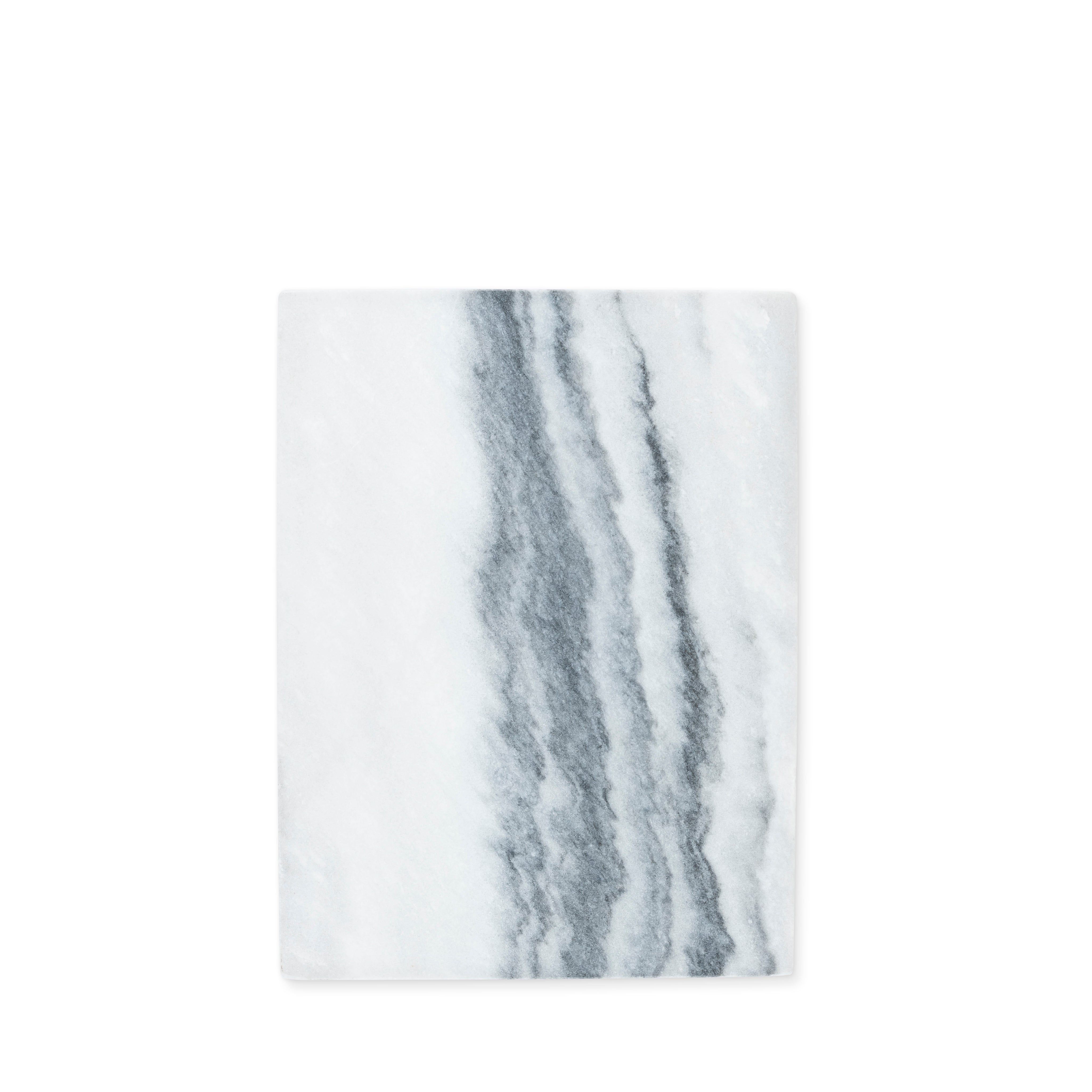 Elegance: Rectangular Marble Cheeseboard in Gray 