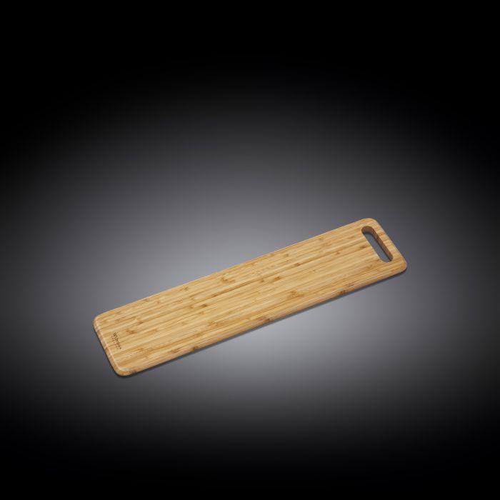 Set of 3 Natural Bamboo Long Serving Boards 23.6"