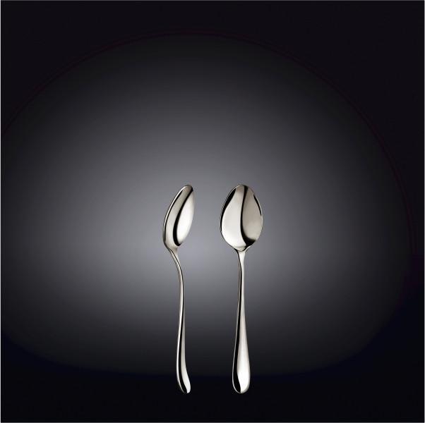 High Polish Stainless Steel Coffee Spoons, Set of 6