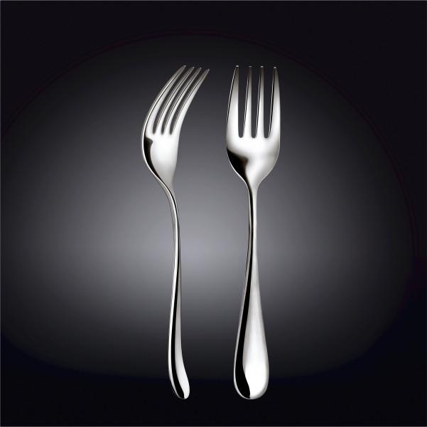 Set of  24 High Polish Stainless Steel Large Forks