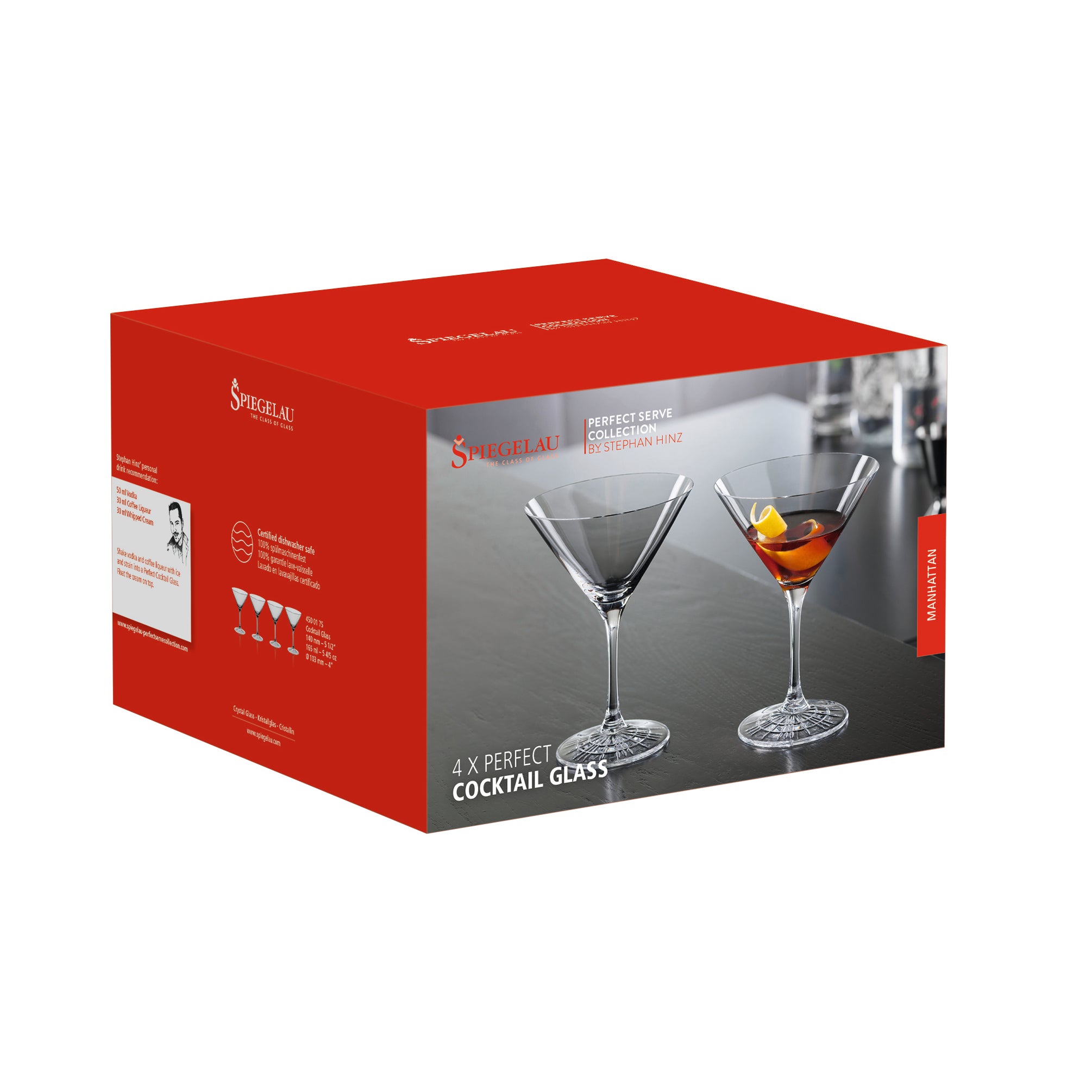 Spiegelau 5.8 oz Perfect Cocktail glass (Set of 4)