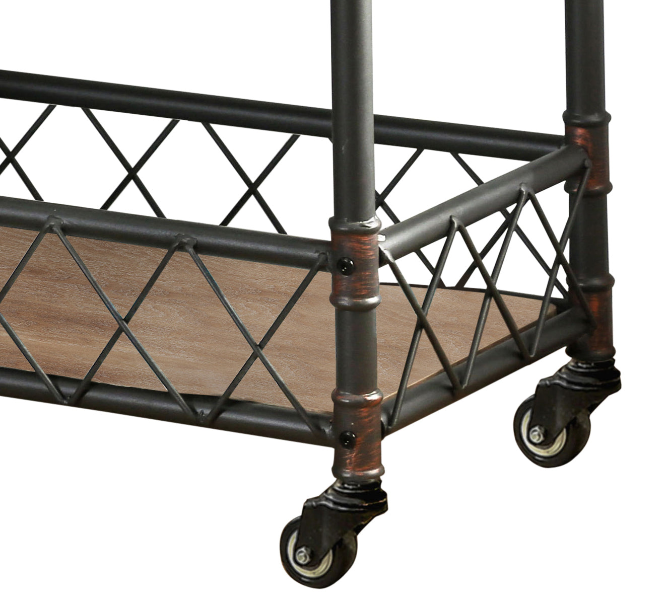Industrial Style Pipe Frame Kitchen Cart