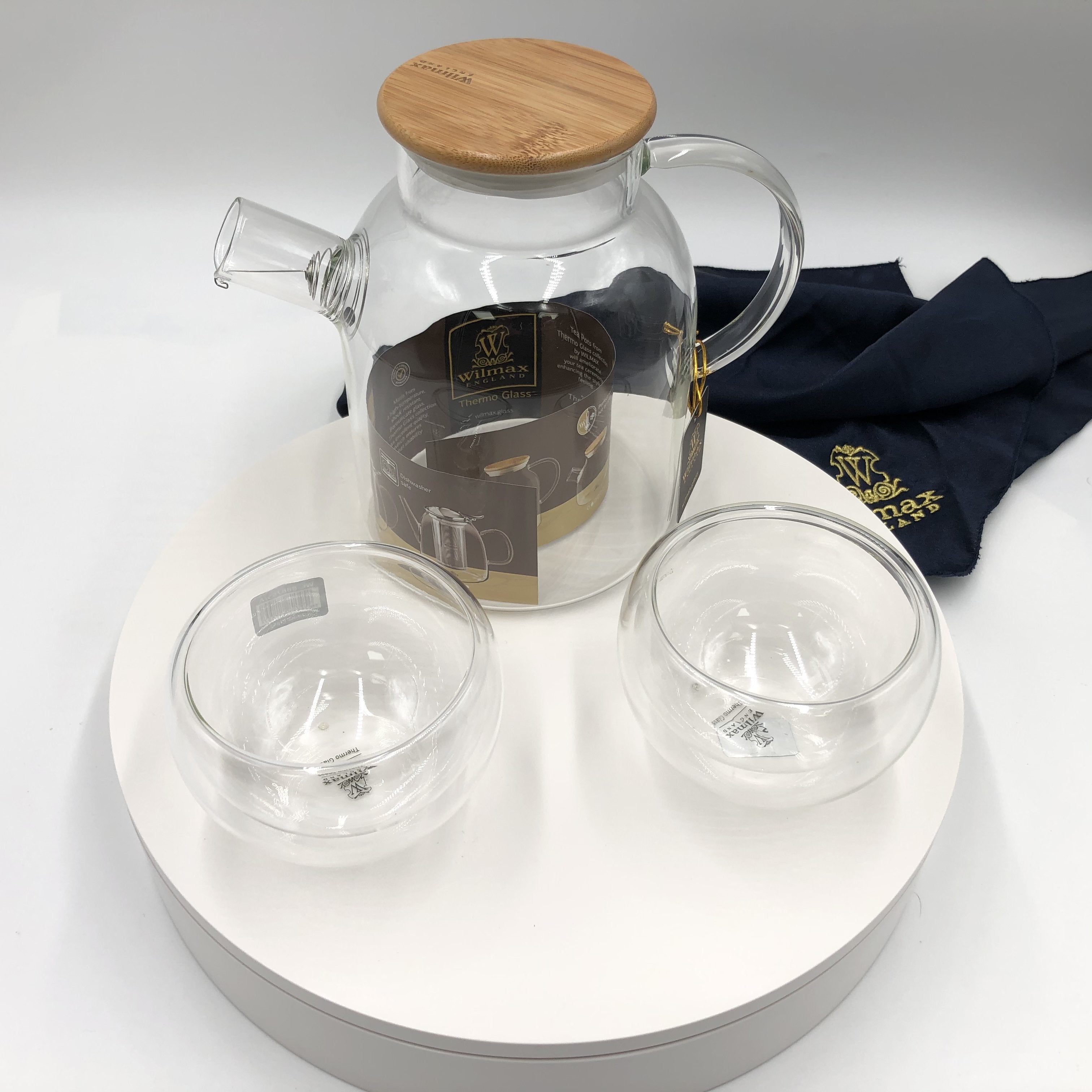 3-Piece Glass Tea Set For Two
