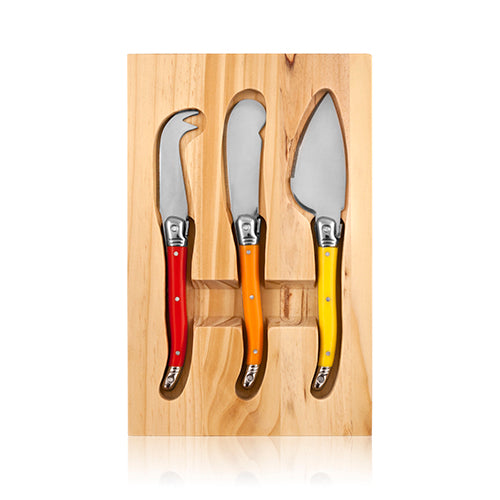 Sunnyside: Cheese Knives & Cutting Board